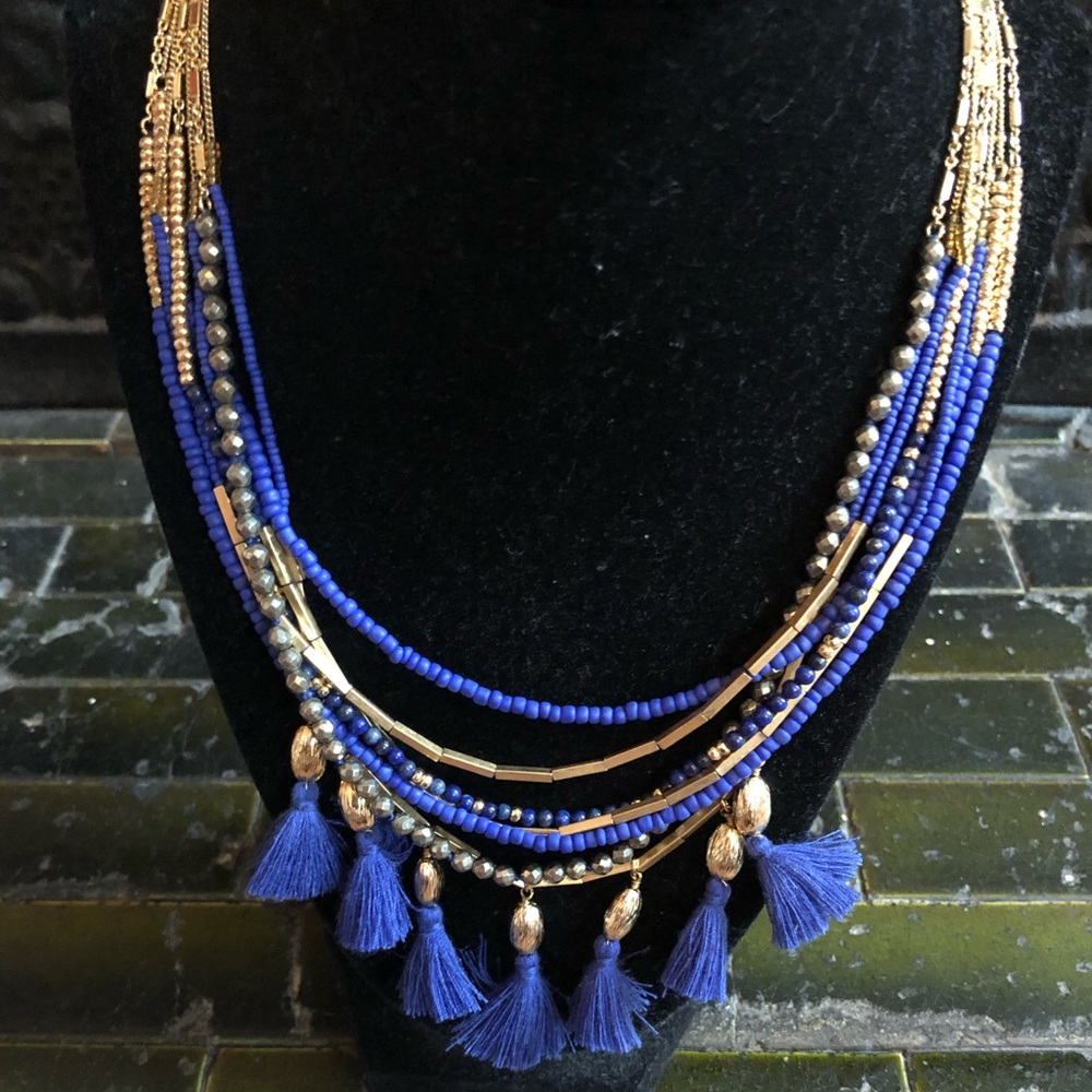 Stella & Dot Tulum Tassel Necklace